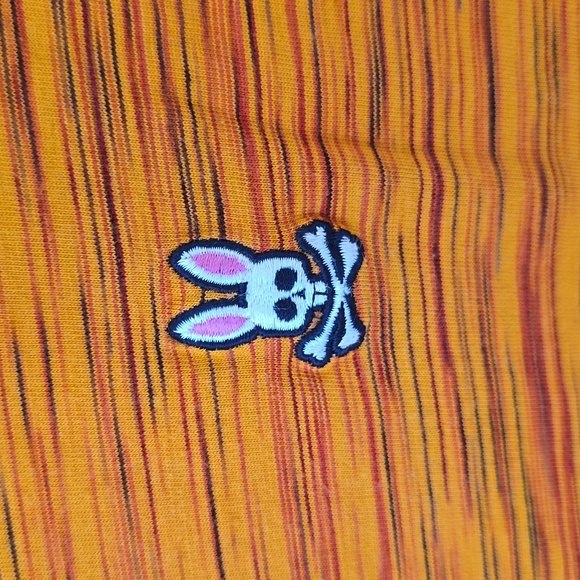 Psycho Bunny orange t-shirt - Picture 2 of 4